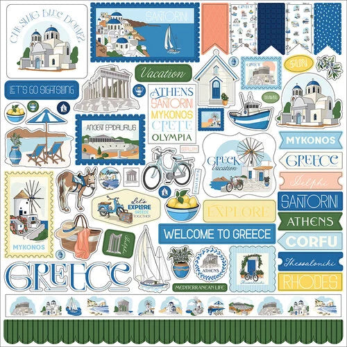 Carta Bella 12x12  Stickers  [Collection] - Greece