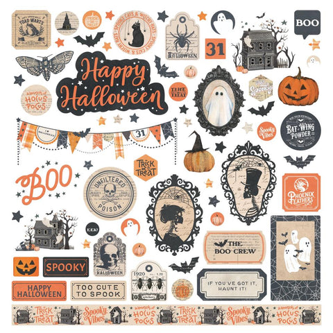 Photoplay 12x12 Stickers - Halloween Junque