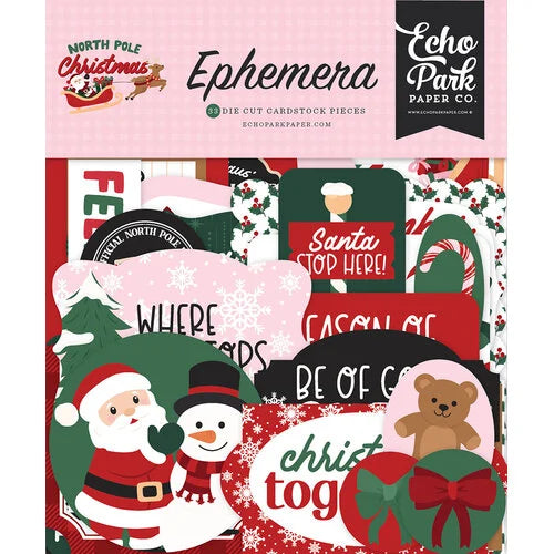 Echo Park Ephemera  [Collection] - North Pole Christmas