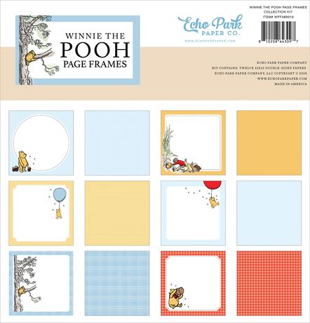 Echo Park 12x12 Paper  [Collection] - Pooh Page Frames