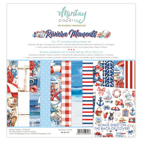 Mintay 12x12 Paper (Collection) - Riviera Moments
