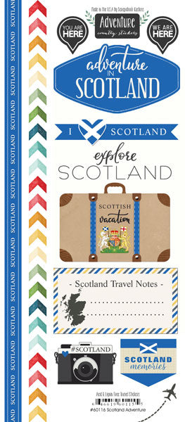 Scrapbook Customs  -  Scotland Adventure Stickers