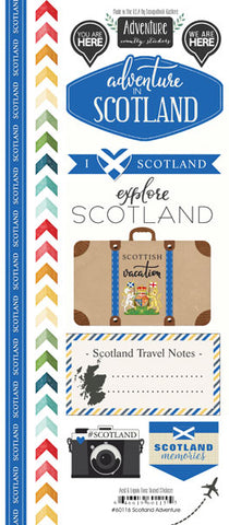 Scrapbook Customs  -  Scotland Adventure Stickers