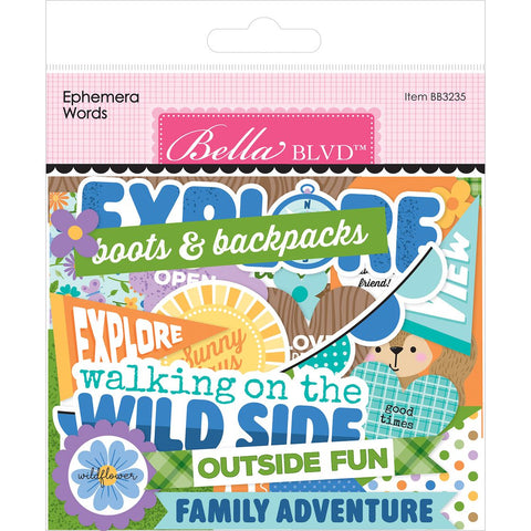 Bella BLVD - Ephemera Words - Adventure Awaits