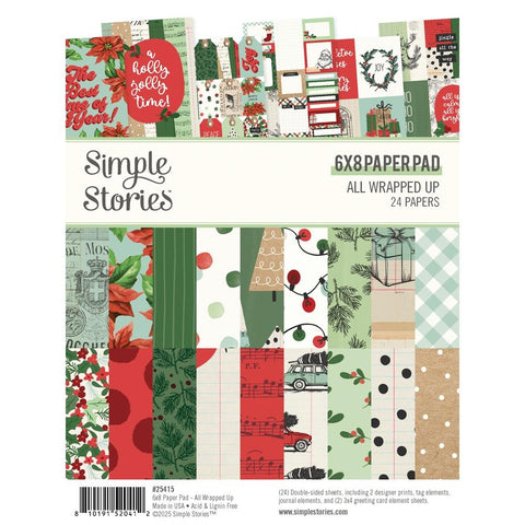 Simple Stories 6x8 Paper Pad  [Collection] - All Wrapped Up