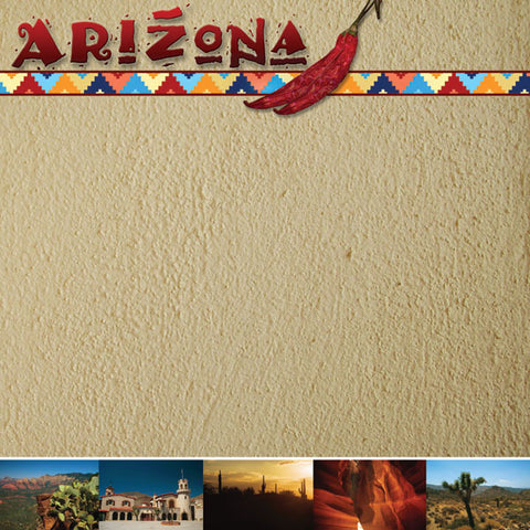 Scrapbook Customs 12x12 Paper - Arizona