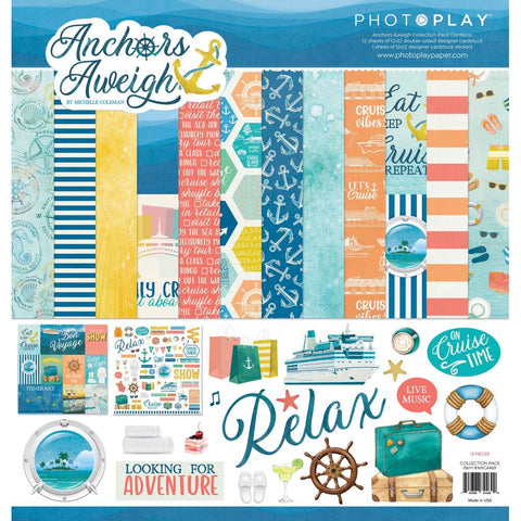 Photoplay 12x12 Paper  [Collection] - Anchors Aweigh