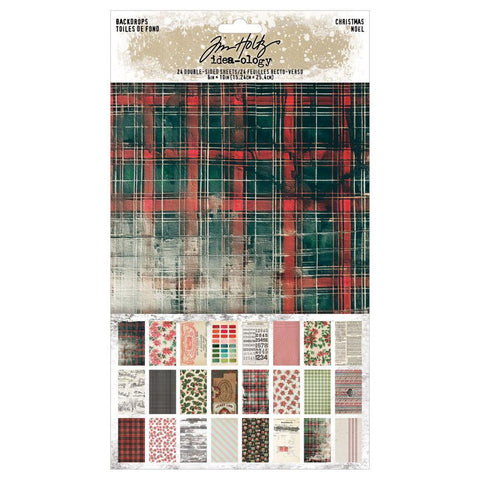 Tim Holtz  Christmas Noel Backdrops