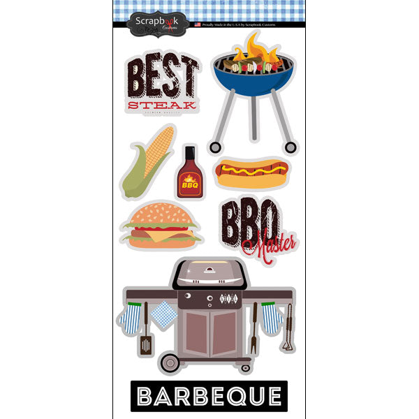 Scrapbook Customs  -  Barbecue Stickers