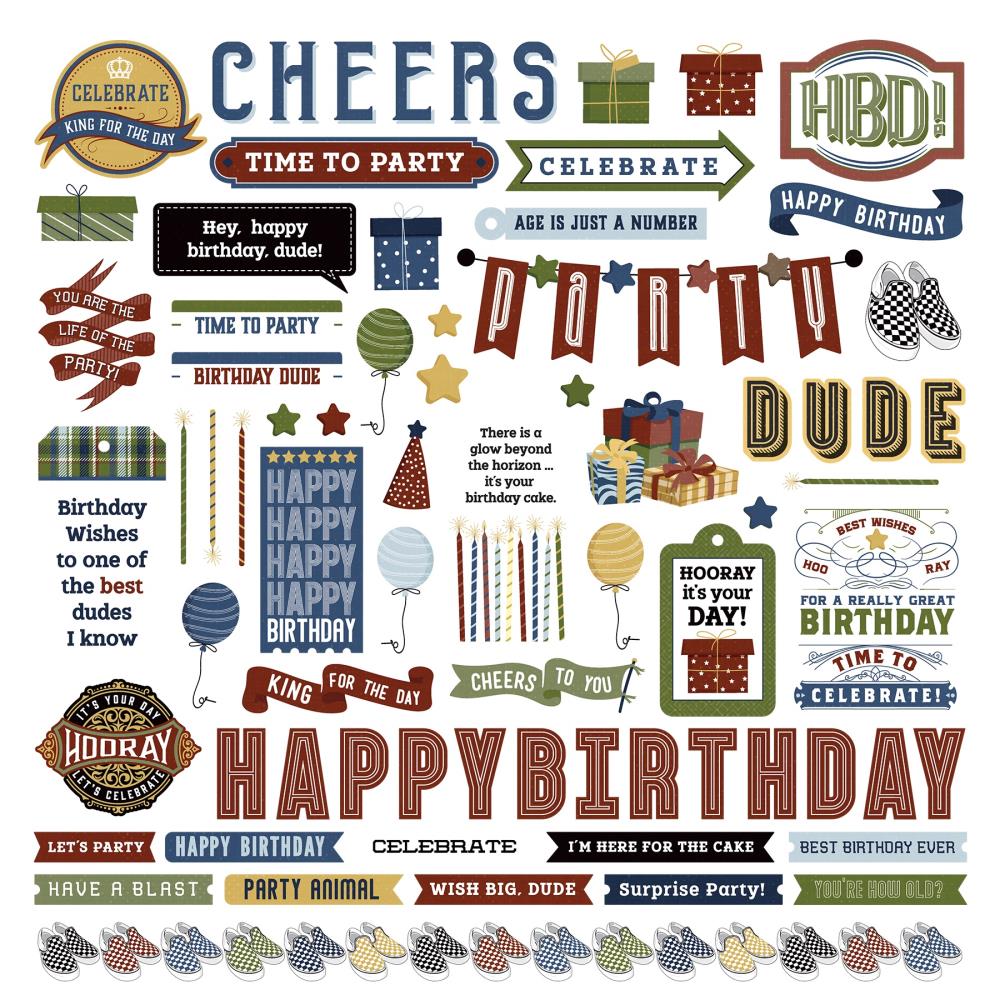 Photoplay 12x12 Stickers [Collection] - Birthday Bash