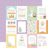 Echo Park Paper 12x12 Paper  - Easter Basket 3x4 Journaling Cards