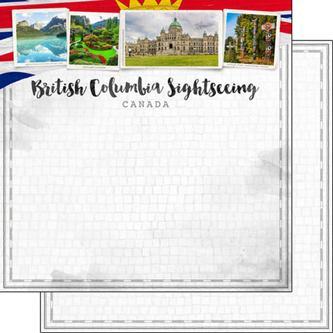 Scrapbook Customs 12x12 Paper - British Columbia Sites