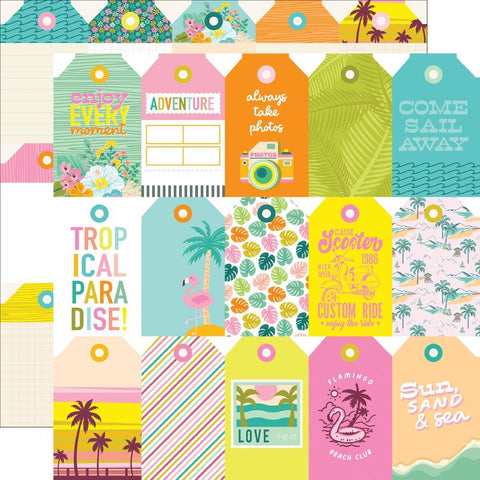 Simple Stories 12x12 [Collection ] - Just Beachy - Tag Elements