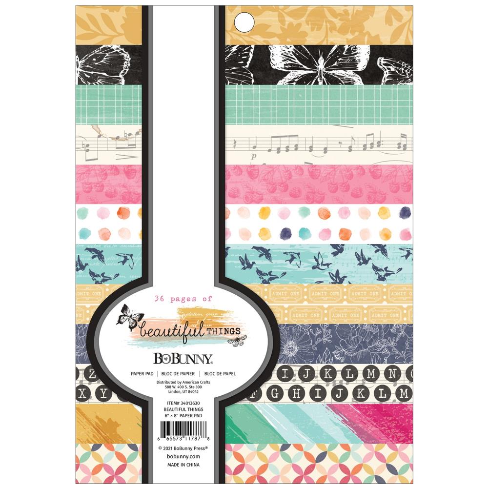 Bo Bunny 6x8 Paper Pad - Beautiful Things