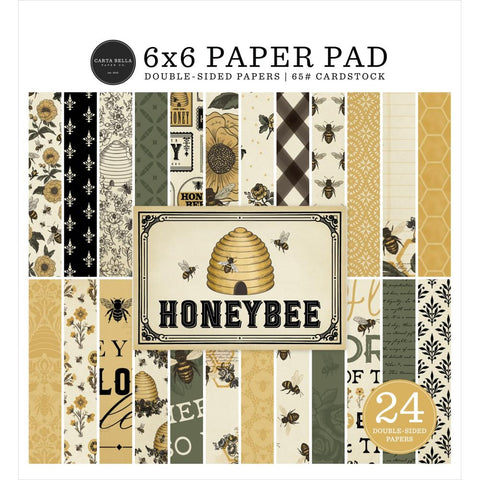Carta Bella 6x6 Paper Pad  [Collection] - Honey Bee