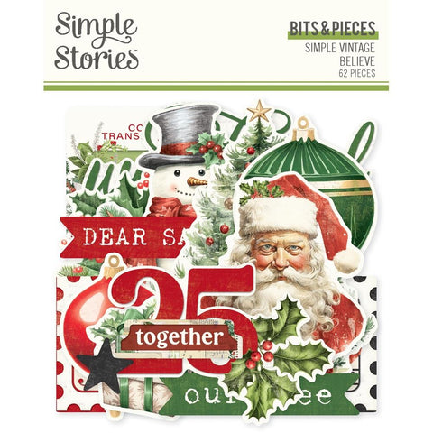 Simple Stories   Bits & Pieces  [Collection] -Simple Vintage Believe