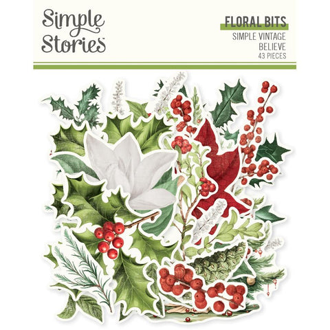 Simple Stories   Floral Bits & Pieces  [Collection] -Simple Vintage Believe