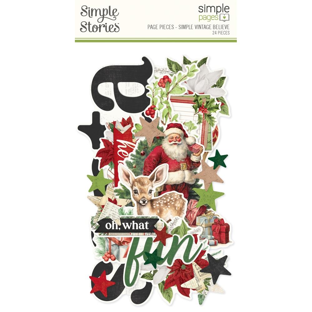 Simple Stories Page Pieces [Collection] - Simple Vintage Believe)