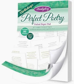 Hunkydory Perfect Poetry Foil Paper Pad - Birthdays