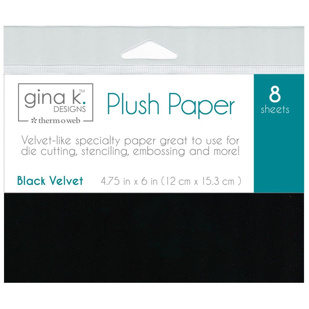 Gina K Designs Plush Paper - Black Velvet