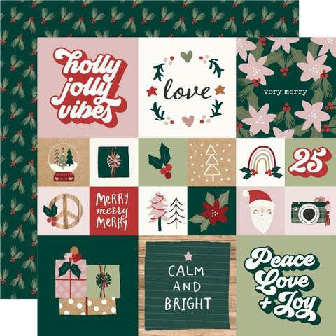 Simple Stories 12x12 [Collection ] - Boho Christmas - 2x2 / 4x4 Elements