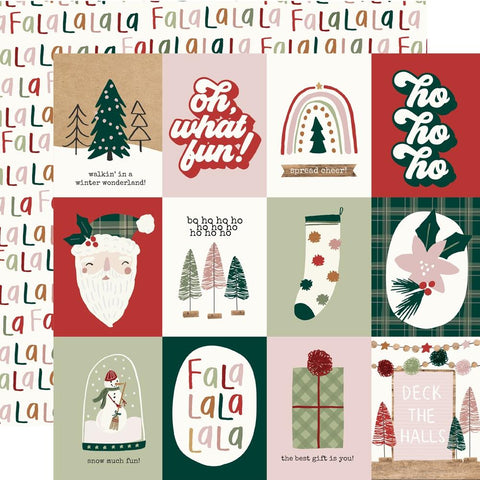 Simple Stories 12x12 [Collection ] - Boho Christmas - 3x4 Elements