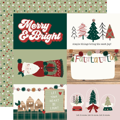 Simple Stories 12x12 [Collection ] - Boho Christmas - 4x6 Elements