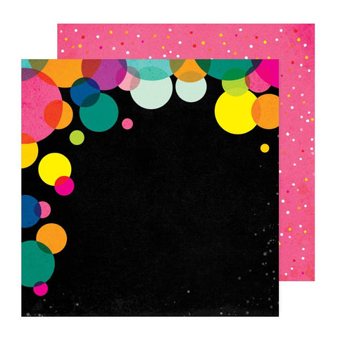 American Crafts [Vicki Boutin] 12x12 Papers - Bold & Bright - Tiny Bubbles