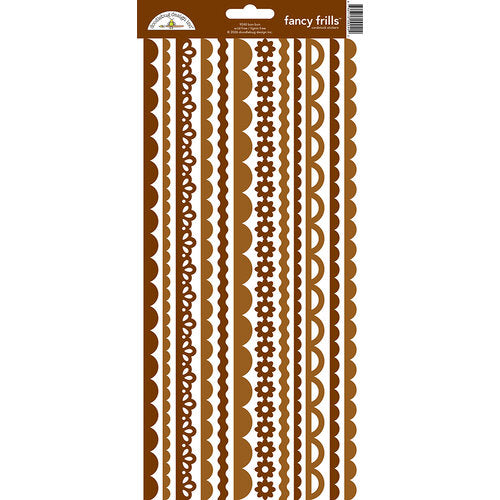 Doodlebug Design  Fancy Frills  Cardstock  Stickers - Bon Bon