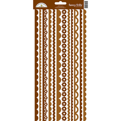 Doodlebug Design  Fancy Frills  Cardstock  Stickers - Bon Bon