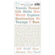Mintay Paper Stickers - Bon Voyage - Word