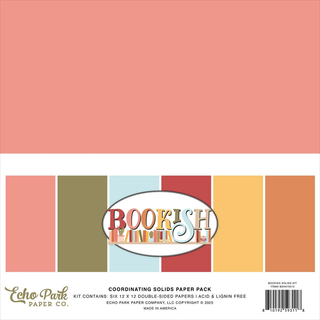 Echo Park Paper Solids Collection - [Collection] - Bookish