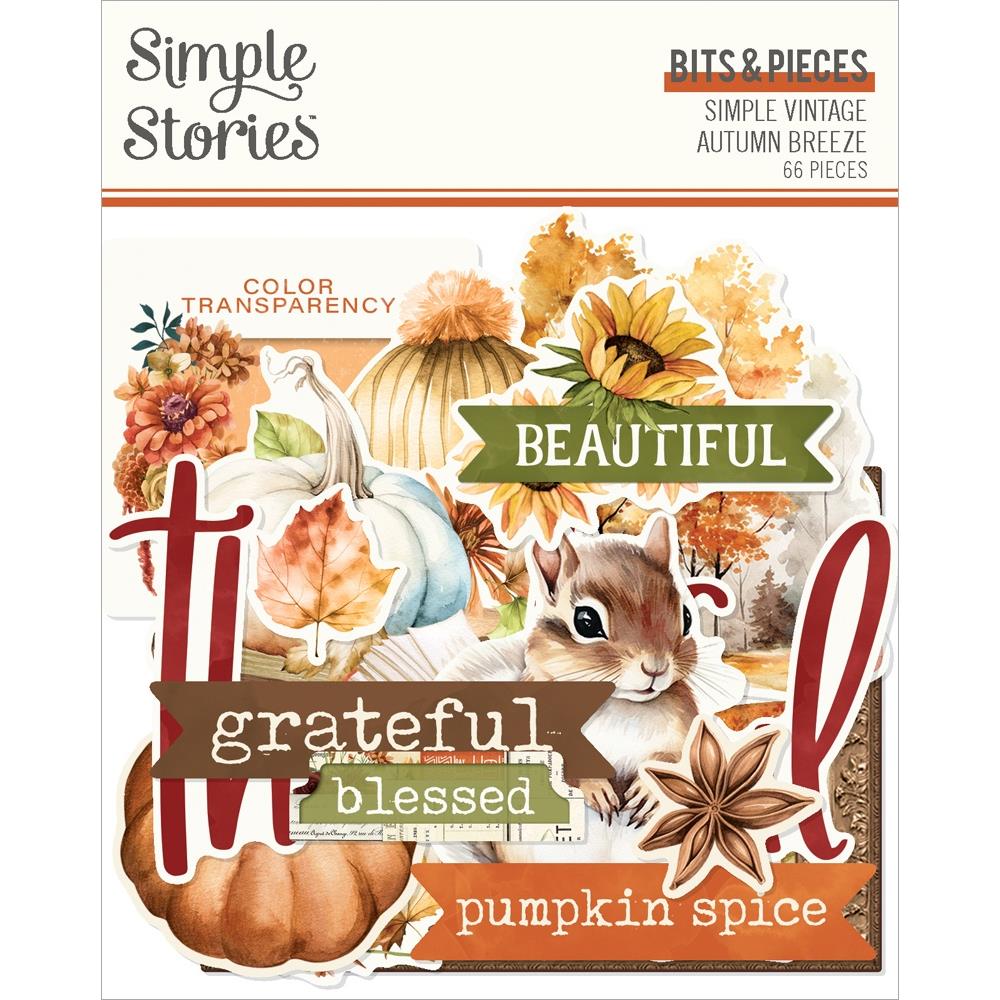 Simple Stories Bits & Pieces  [Collection] - Simple Vintage Autumn Breeze