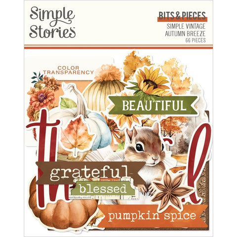 Simple Stories Bits & Pieces  [Collection] - Simple Vintage Autumn Breeze