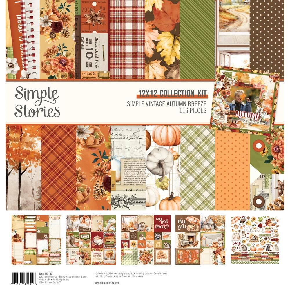 Simple Stories  12x12 Paper [Collection] - Simple Vintage Autumn Breeze