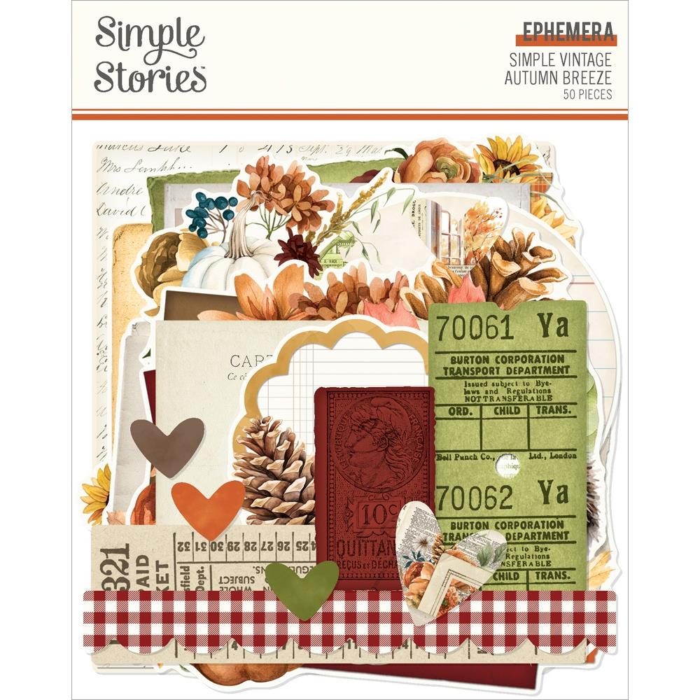 Simple Stories Ephemera  [Collection] - Simple Vintage Autumn Breeze