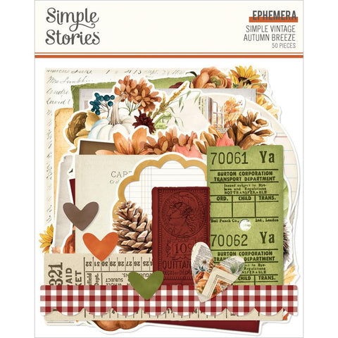 Simple Stories Ephemera  [Collection] - Simple Vintage Autumn Breeze