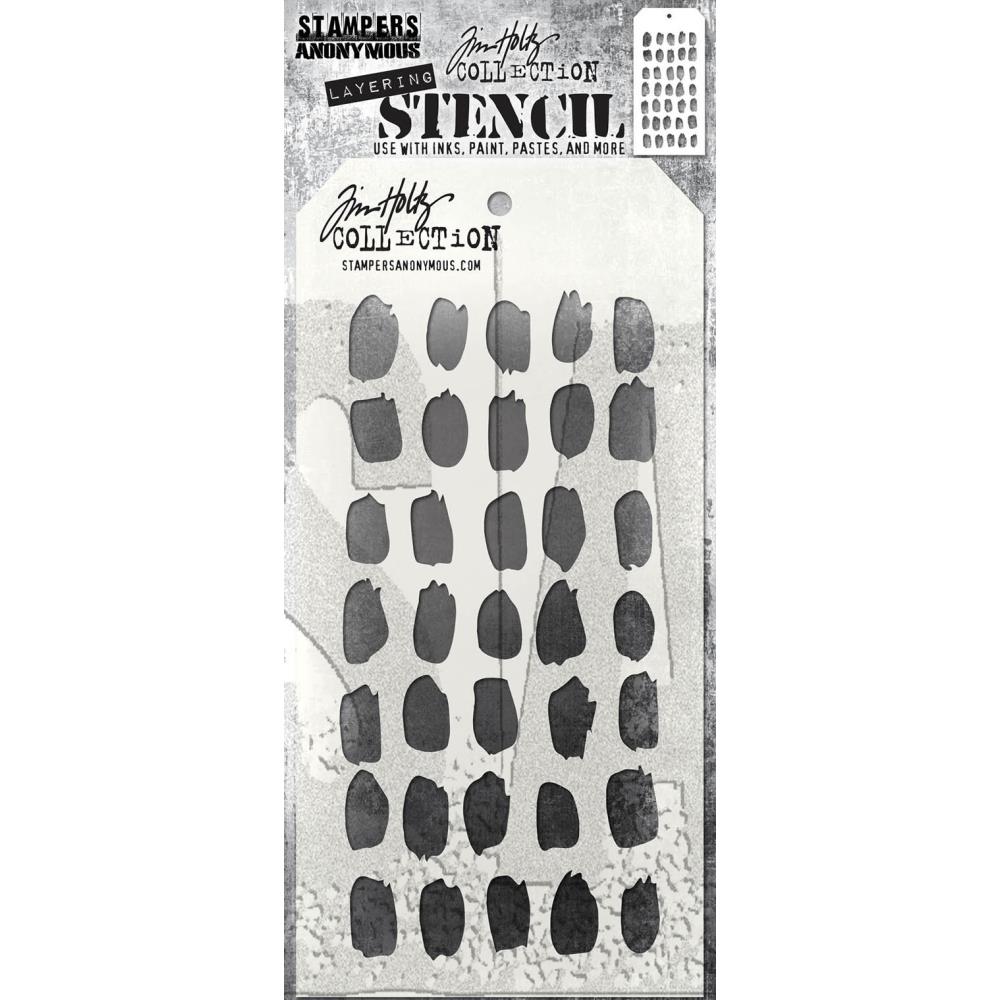 Tim Holtz Layering Stencil - Brush Mark