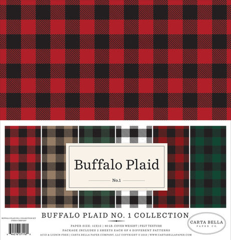 Carta Bella 12x12 Paper [Collection] - Buffalo Plaid No.1