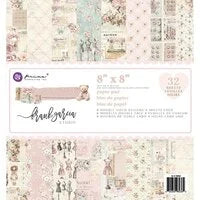 Prima Marketing 8x8 Paper Pad - Buttons & Keepsakes