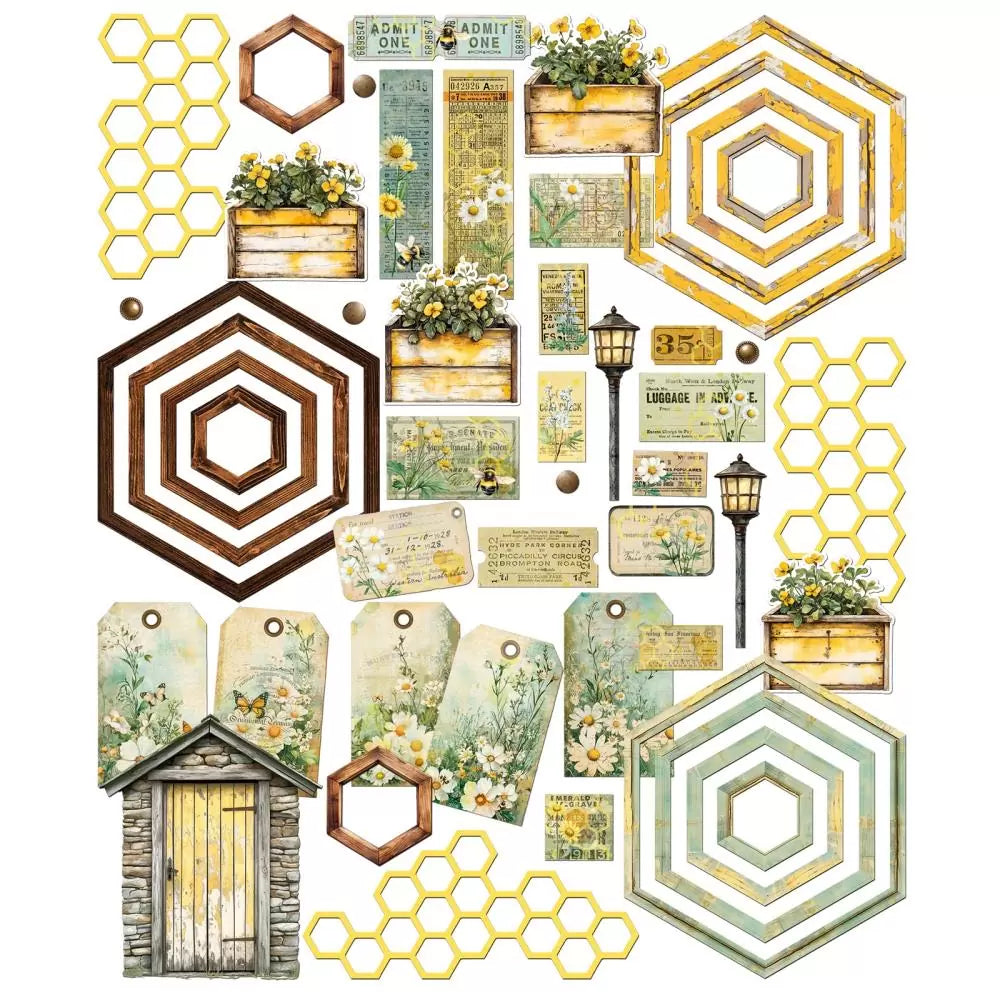 49 and Market  Die Cut Elements[Collections] - Botanical Buzz