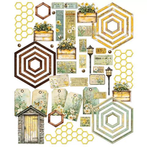 49 and Market  Die Cut Elements[Collections] - Botanical Buzz