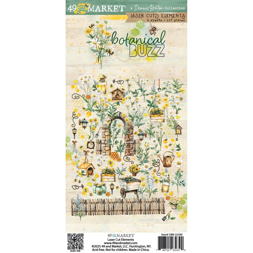 49 and Market  Laser Cut Elements[Collections] - Botanical Buzz
