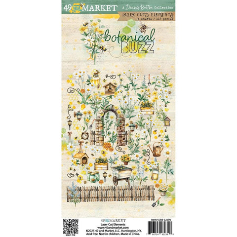 49 and Market  Laser Cut Elements[Collections] - Botanical Buzz