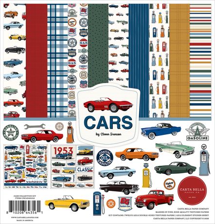 Carta Bella 12x12 Paper [Collection] - Cars