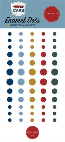 Carta Bella Enamel Dots - [Collection] - Cars
