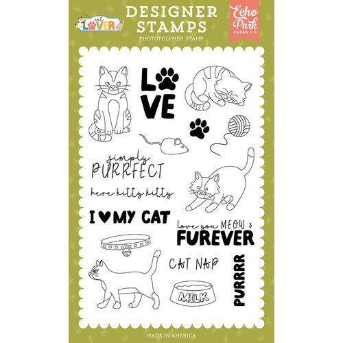 Echo Park Stamps - Cat Lover