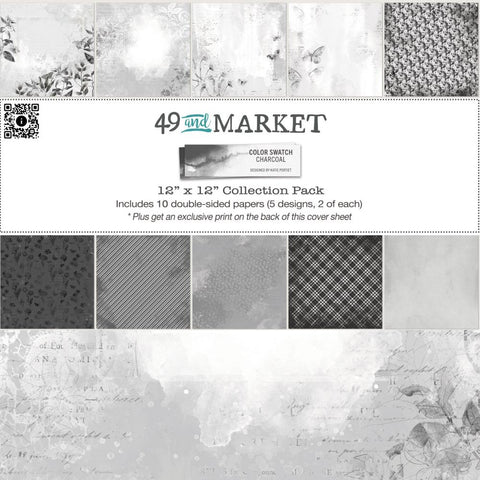49 and Market 12x12 [Collection]  - Color Swatch Charcoal