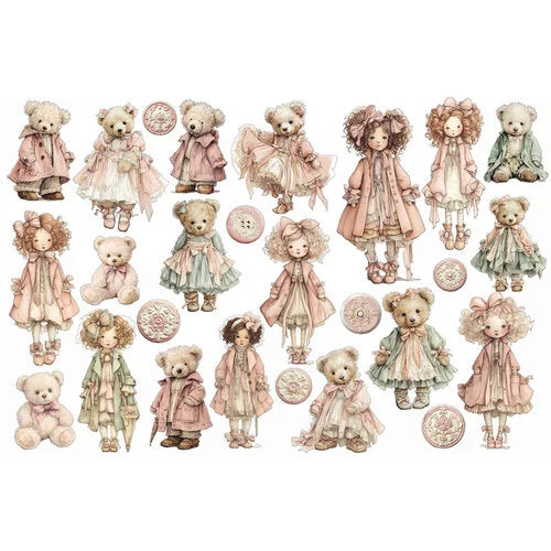 Prima MarketingEphemera - Buttons & Keepsakes - Cherished Companions