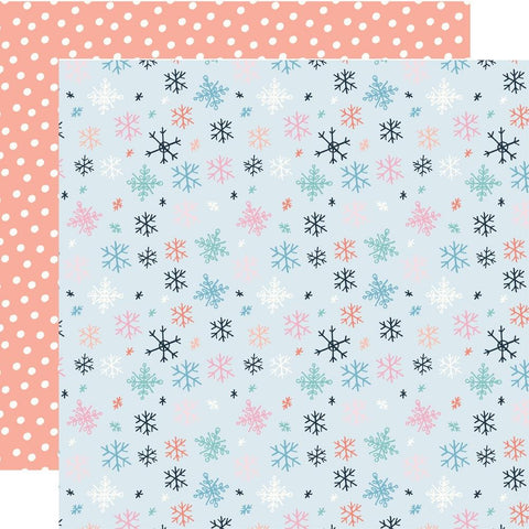 Simple Stories 12x12 Paper  [Collection]  - Winter Wonder - Chilly + Happy